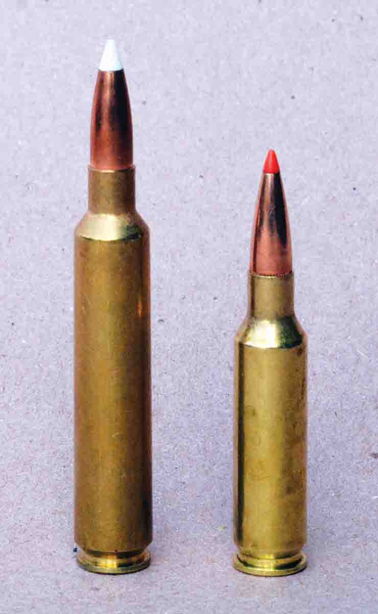 For size comparison, the 6.5 RPM (left) is next to the widely popular 6.5 Creedmoor at right.